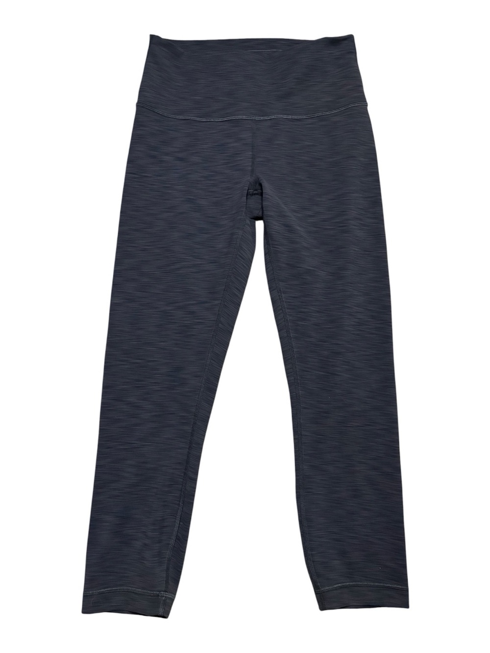 Lululemon Wunder Train HR Crop Legging Heathered Graphite Gray Sz 8 - Picture 7 of 11